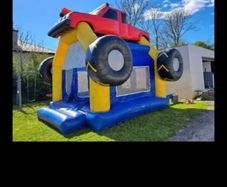 monster truck bouncy castle