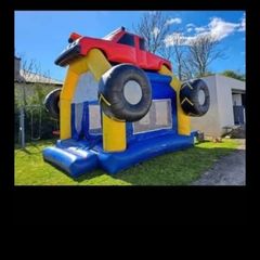monster truck bouncy castle