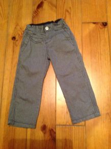 Age 3 Dodipetto Design Navy Striped Trousers