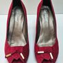 Red Open Toe Sandals Image 2