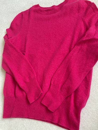 Cerise Pink cashmere jumper Size 10
