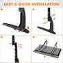Universal TV Stand for 22"-80" LCD/LED TVs, Adjustable Height TV Riser, Supports Up to 50kg, Max VESA 800x400mm Image 4