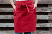 Waitress maroon one pocket apron