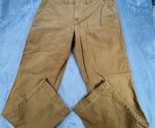 Gap Men's Essential Khaki Straight Fit Chinos - Brown - W32 L29 - Stretch