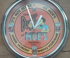 Moe's Tavern Wall Clock - The Simpsons