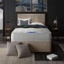 New Small Double Grey Bed & Memoryfoam Otherpedic Mattress Image 3