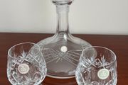 Royal Albert Crystal Brandy Glasses and Decanter