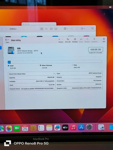 Touch Bar MacBook Pro 15" 2017 A1707 2.8 GHz Core i7 16GB RAM 512GB SSD macOS Vetura 13.7.8 (Battery Cycle: 189)