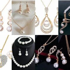 pearl earring sets