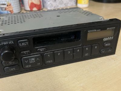 Toyota Vintage Single DIN RDS Radio Cassette Player 58406
