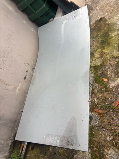Sheet of 8 x 4 galvanise