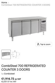 Combisteel 700 Refrigerated Counter 3 Doors