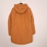 Vero Moda Ochre Mustard Orange Hooded Winter Parka Coat Size M Image 10