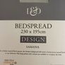 Bnwt grey bedspread double size Image 3