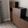 Storage Combination drawers IKEA BESTA  BJORKOVIKEN  - 8 Piece Matching Set - Oak and Black-Brown Image 3