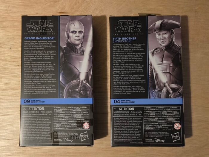 Star Wars Grand Inquisitor & Fifth Brother 6" Scale Black Series New & Unopened