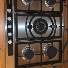 siemens 5-burner stainless steel gas hob