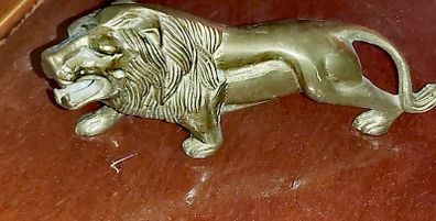 Antique solid brass/bronze lion