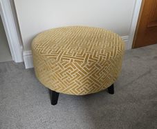 Footstool and Cushions