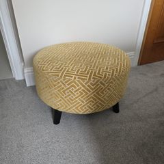 Footstool and Cushions