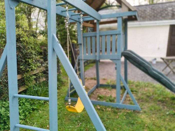 climbing frame, slide, jungle gym
