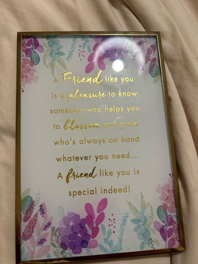 Friend Plaque