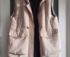 RISING Beige Longline Gilet Sz XL (Fit 18-22UK) - Bnwt