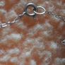 vintage sterling silver communion cross and chain Image 4