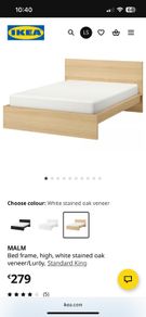 MALM King Size bed frame