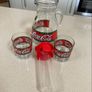 Coca Cola Liberty Stained Jug Set With Two Glasses x 2 Image 3