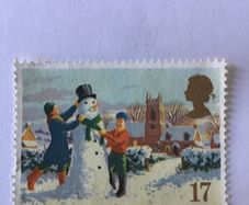 1990 British stamp - Christmas