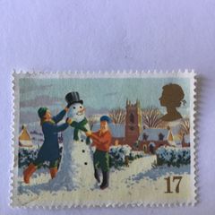 1990 British stamp - Christmas