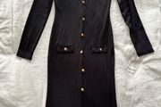 Black long sleeve dress