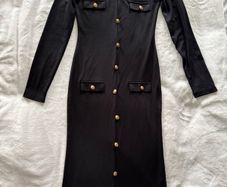 Black long sleeve dress