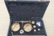 Old brass pocket scale