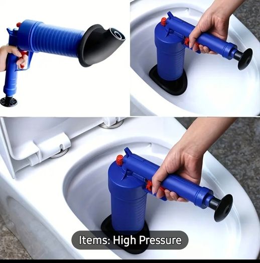 Unclog Your Toilet/Sink/Bathtub Instantly with this Air Pressure Drain Pump Pipe Dredge Tool!
