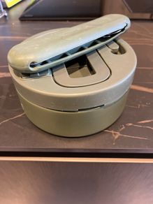 Kid lunch box with cutlery