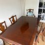 mahogany table & chairs Image 6
