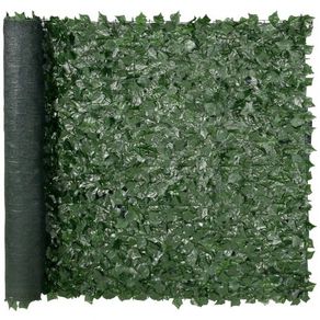 Ivy Privacy Fence, 1.5 x 2.5m Artificial Green Wall Screen, Greenery Ivy Fence with Mesh Cloth Backing and Strengthened Joint