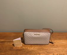 Michael Kors Jet Set Monogram Crossbody Bag