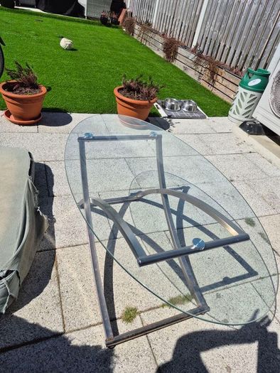 2x Glass coffee tables