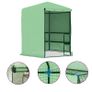 Greenhouse with Shelves Steel 227x223 cm Image 4