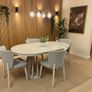 Brand New Extandable Table 180 cm and 4 Chairs Image 10