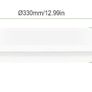 24W LED Ceiling Light, IP54 Waterproof, Daylight White 5000K, 2400lm Bright Flush Ceiling Light for Bathroom, Kitchen, Hallway, Outside Porch Image 5