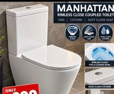 NEW Cc Pan cistern soft-close seat
