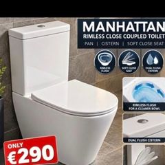 NEW Cc Pan cistern soft-close seat