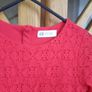Red dress girls size 6-8 years H&M Image 3