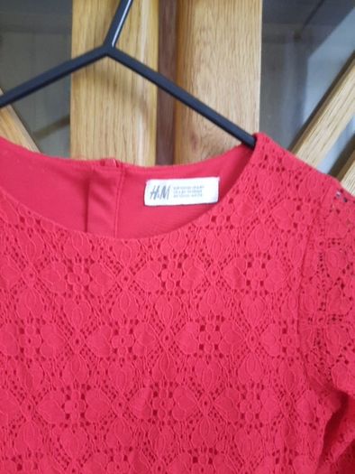 Red dress girls size 6-8 years H&M
