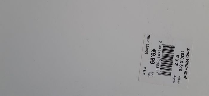 MDF panel