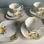 Reduced Royal Albert  Primulette Cups and Saucers Image 2